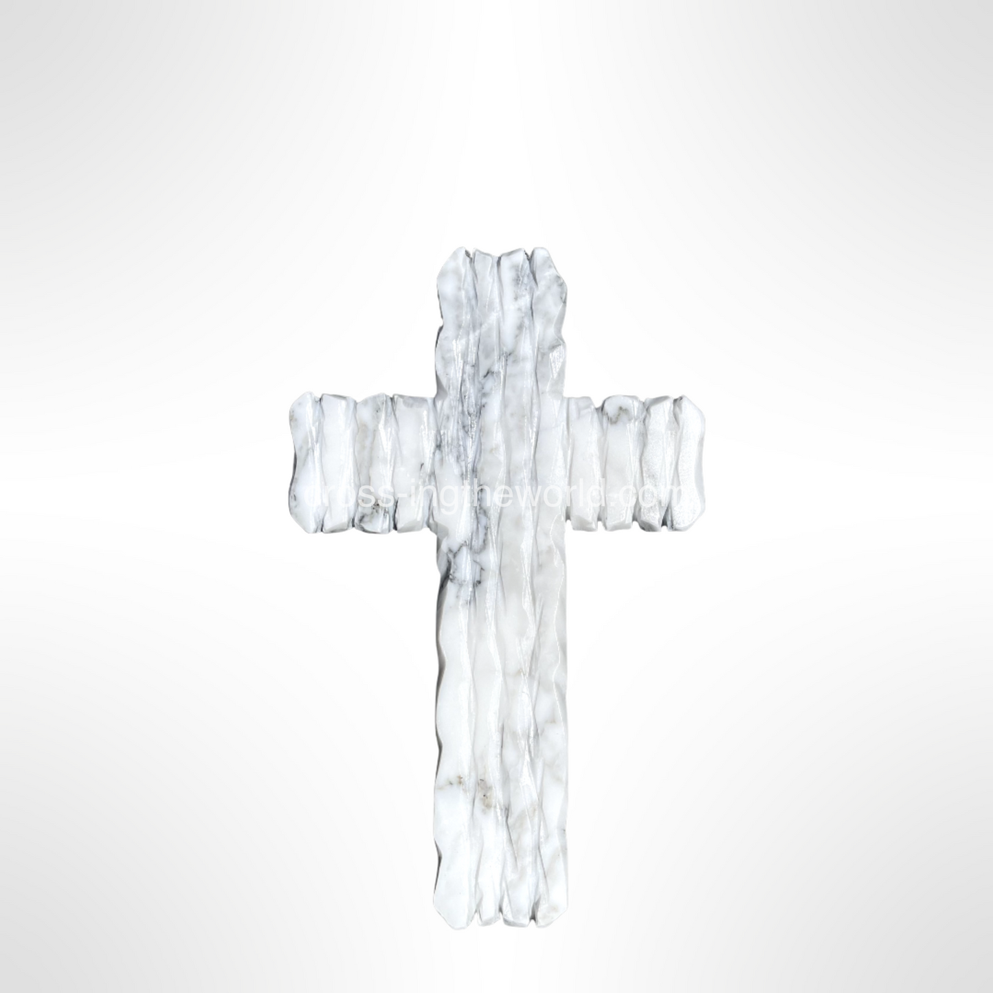 Carrara Marble Wall Cross (10 inch)