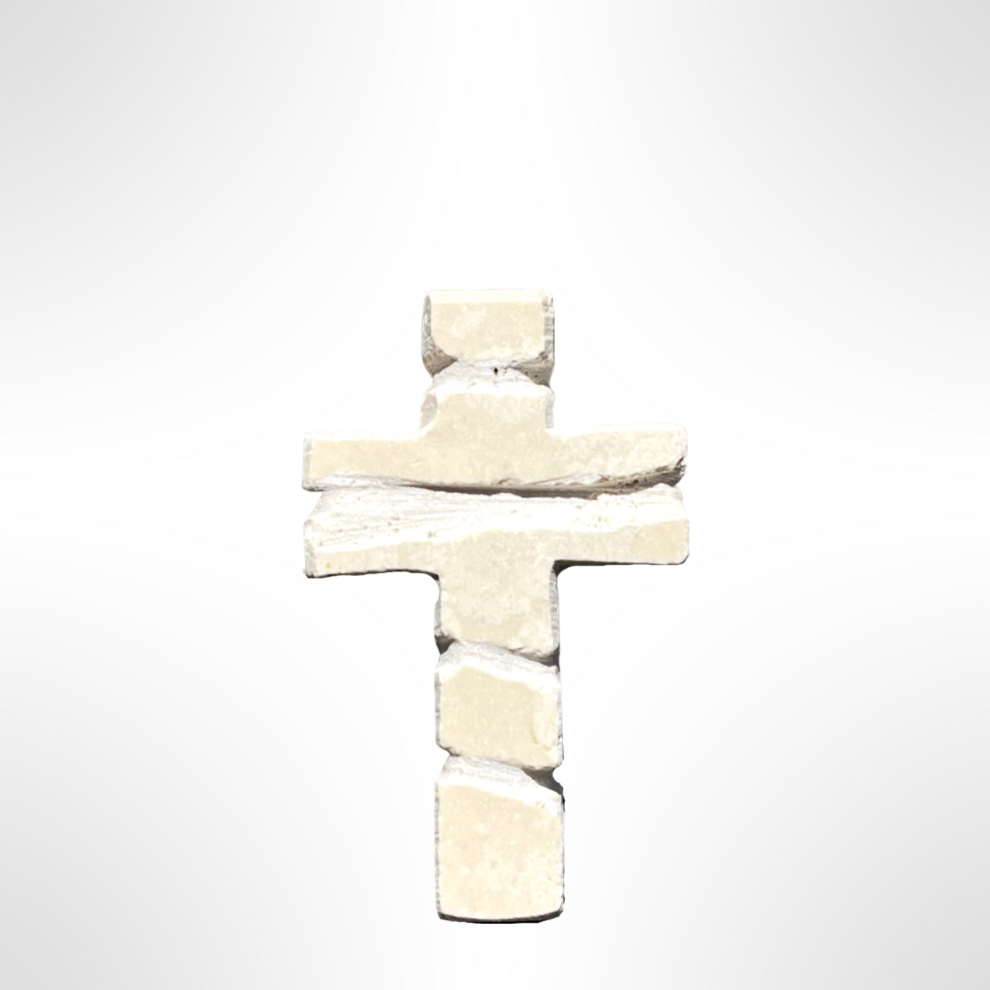 Prayer Cross - Travertine (2 inch)