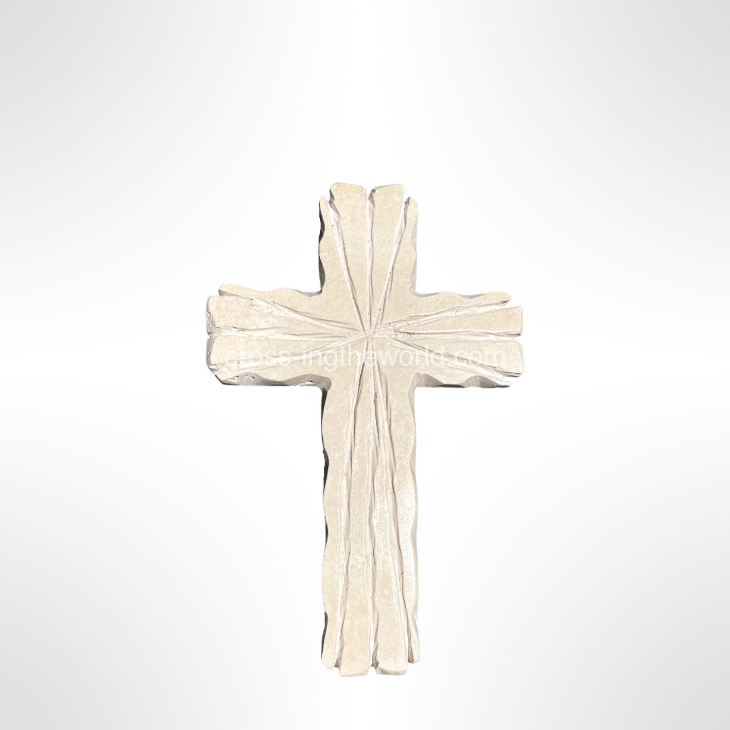 Travertine Wall Cross (10 inch)