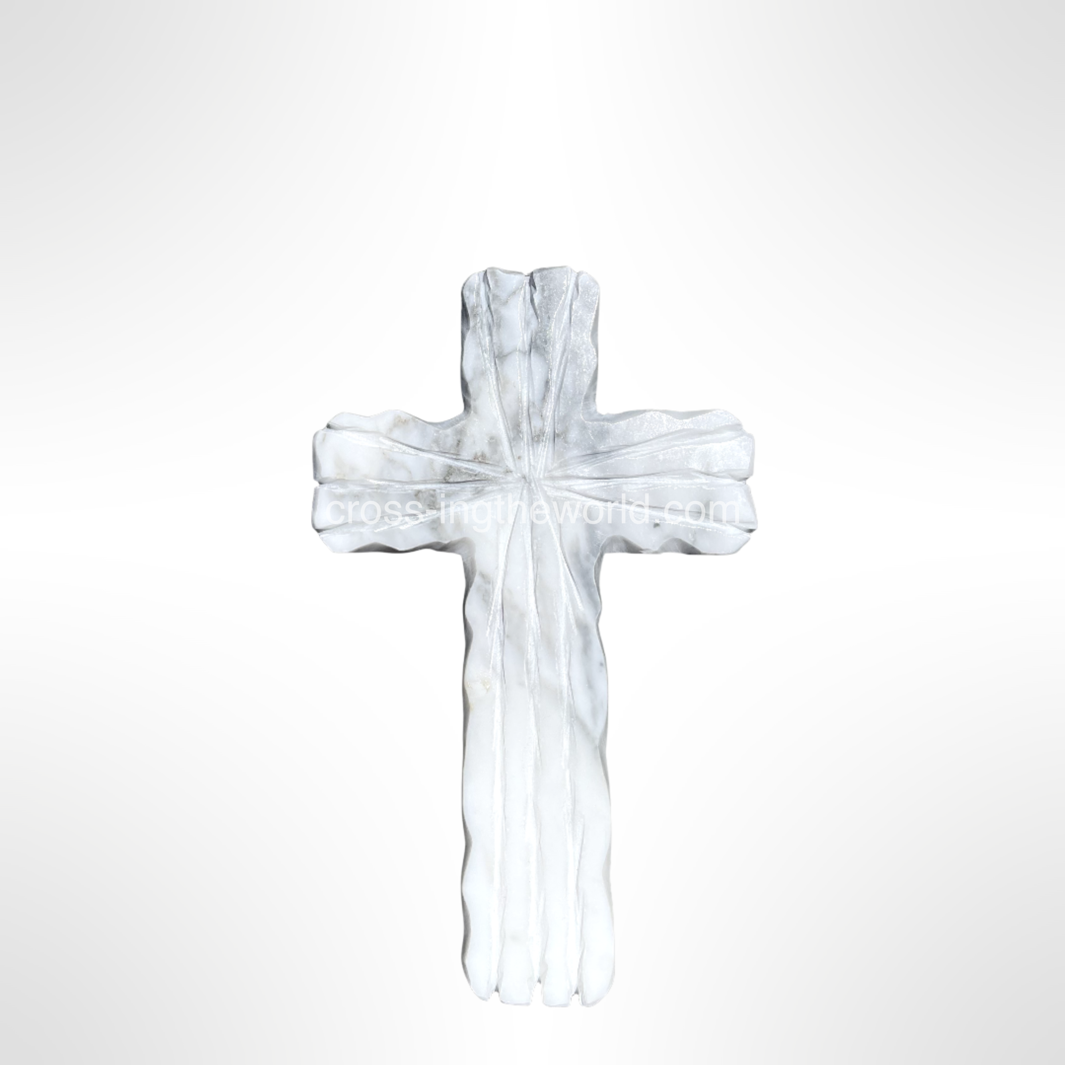 Carrara Marble Wall Cross (10 inch) – Cross-ing the World